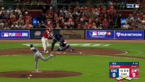 Will Benson's RBI double gives Reds lead over Cubs