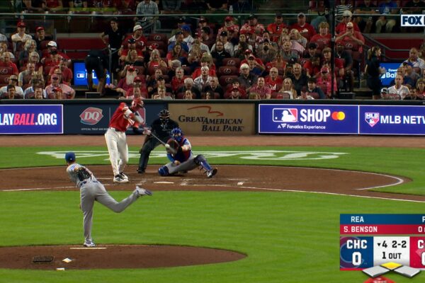 Will Benson's RBI double gives Reds lead over Cubs