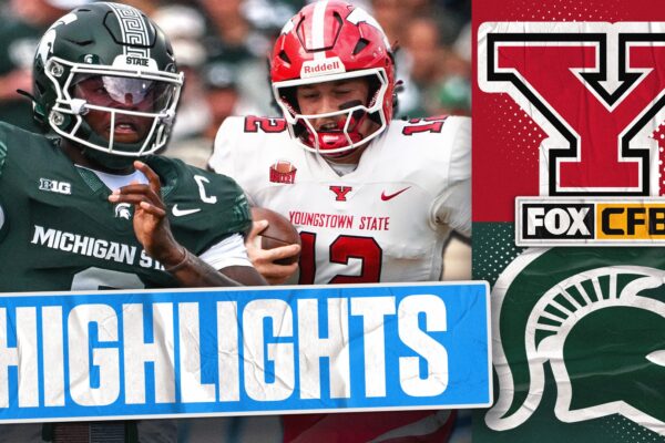 Youngstown State Penguins vs. Michigan State Spartans Highlights | Fox College Football