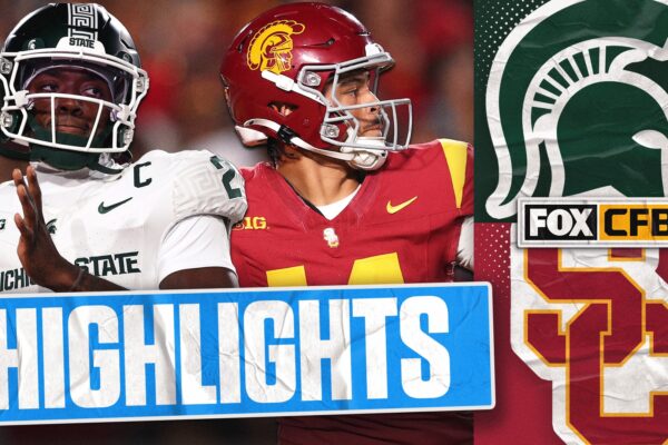 Michigan State Spartans vs. No. 25 USC Trojans Highlights | FOX College Football
