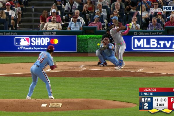 Starling Marte's two-run double gives Mets 4-0 lead over Phillies