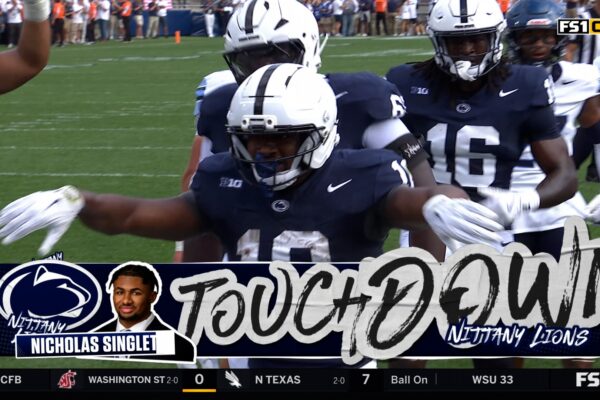 Nicholas Singleton rushes for 4-yard TD, giving Penn State early lead over Villanova
