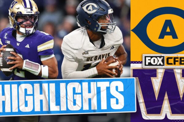 UC Davis Aggies vs. Washington Huskies Highlights | FOX College Football