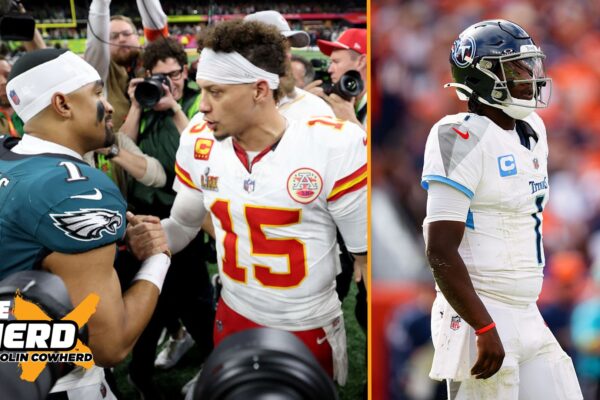 Blazin' 5: Eagles beat Chiefs, Titans cover vs. Rams in Colin's Week 2 picks | The Herd