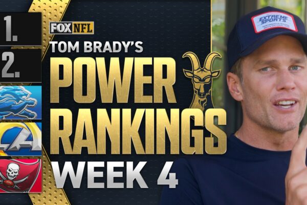 Tom Brady’s Week 4 Power Rankings 🚨