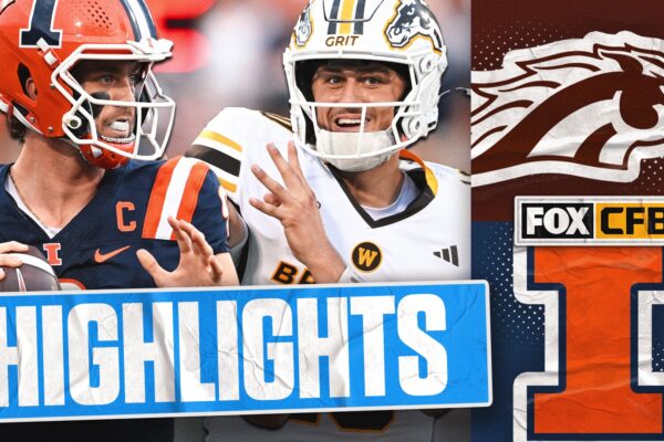 Western Michigan Broncos vs. No. 9 Illinois Fighting Illini Highlights | FOX College Football