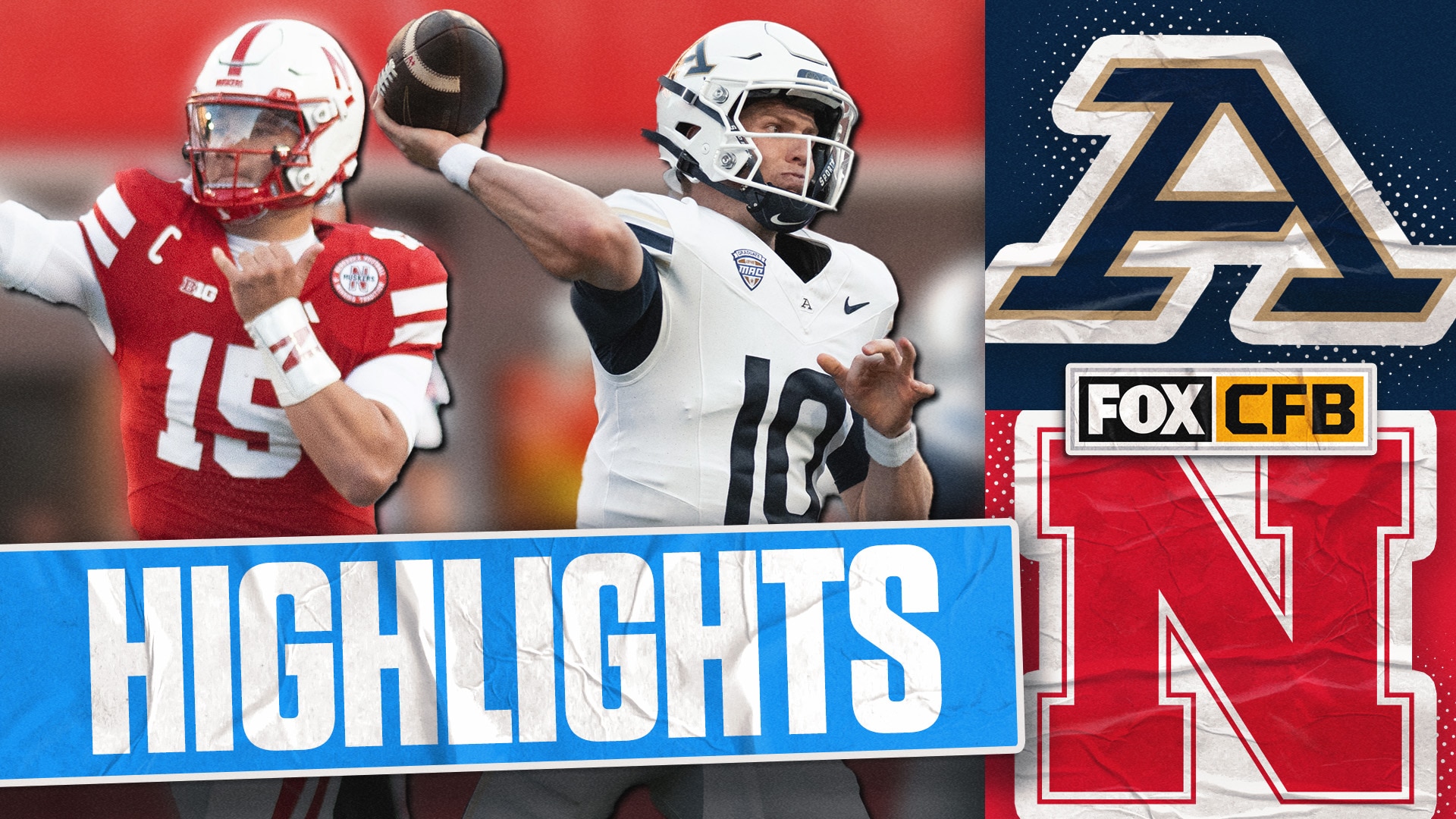 Akron Zips vs. Nebraska Cornhuskers Highlights | FOX College Football