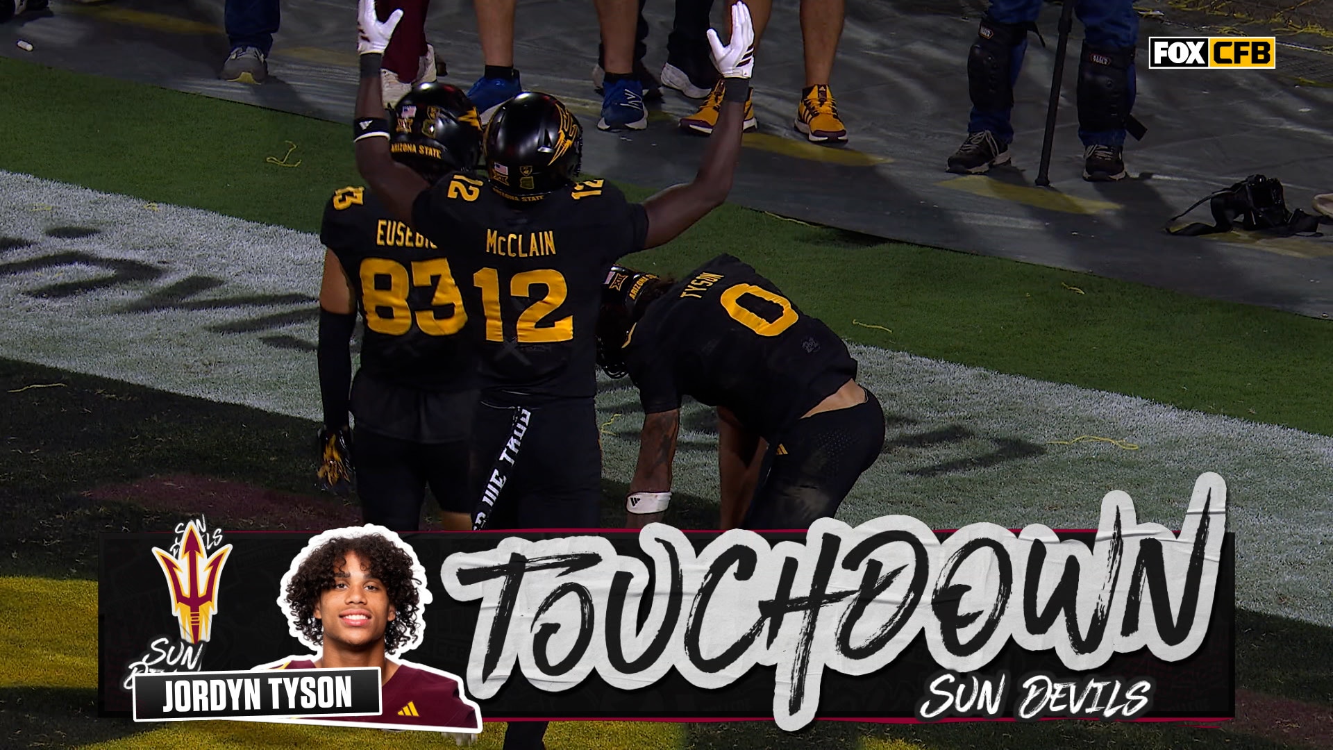 Sam Leavitt finds Jordyn Tyson for 57-yard TD shrinking ASU's deficit against TCU