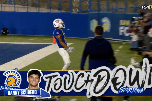 Walker Eget finds Danny Scudero for 70-yard TD, extending San Jose State's lead over New Mexico