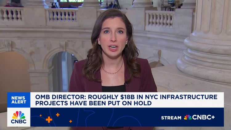 Trump administration freezes New York City infrastructure funds