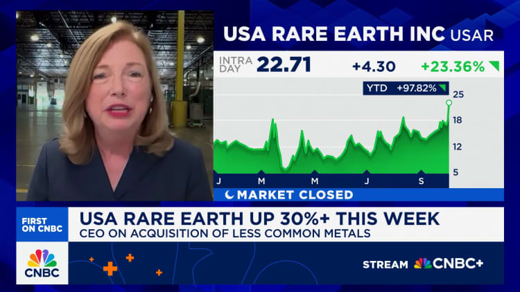 USA Rare Earth jumps after CEO confirms it’s talking with White House USA Rare Earth jumps after CEO confirms it’s talking with White House