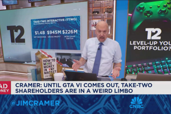 Take-Two Interactive’s ‘scarcity value’ could send it higher, Jim Cramer says