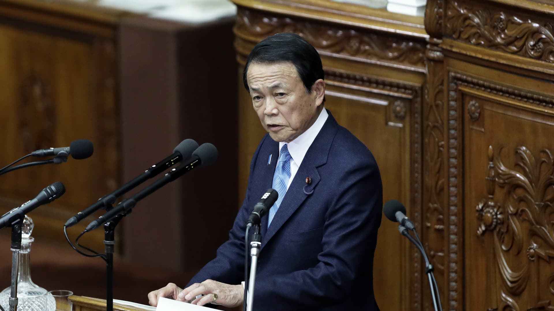 Japan’s Takaichi picks ex-premier Aso as party vice president