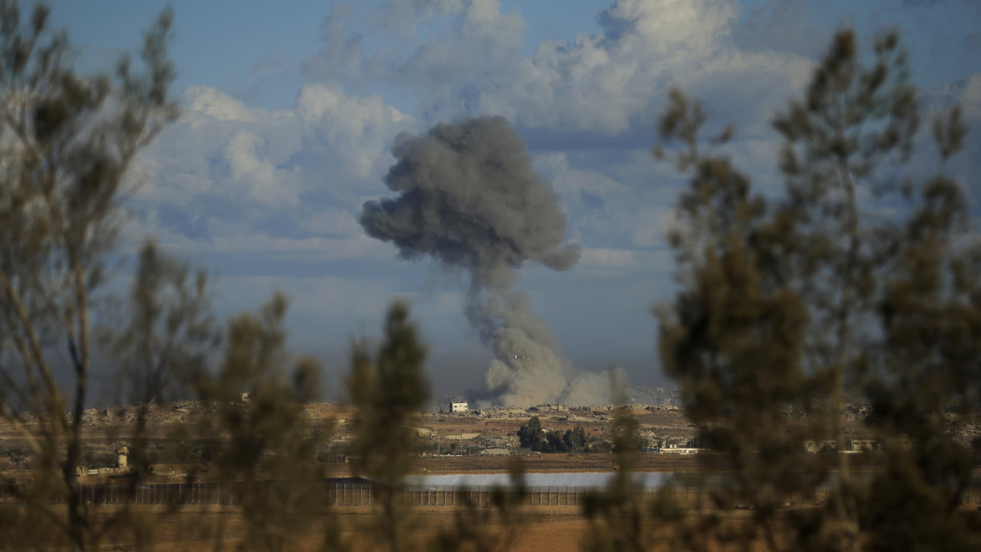 Israeli forces shell Gaza on war anniversary, Hamas and Israel discuss Trump plan