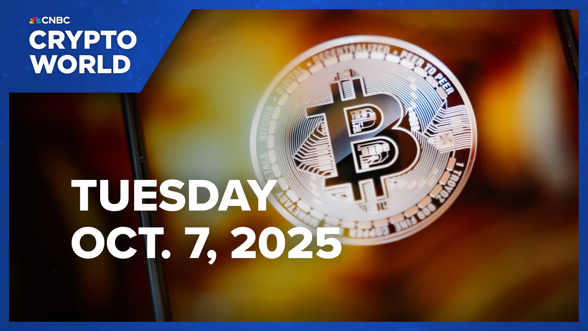 Bitcoin retreats from record as crypto rally cools: CNBC Crypto World