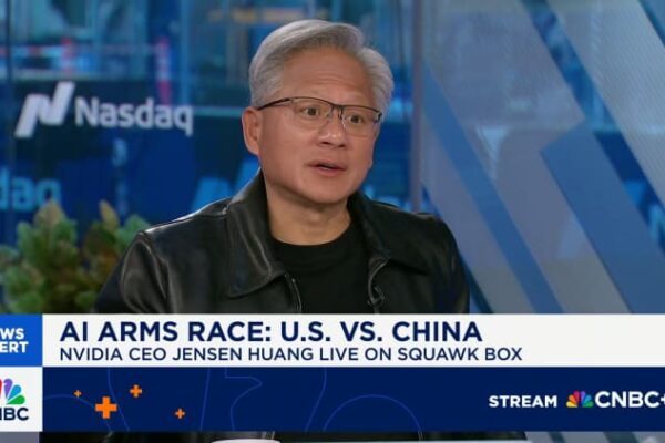 Nvidia’s Huang on the state of the AI race with China