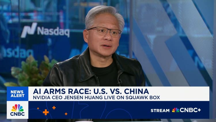 Nvidia’s Huang on the state of the AI race with China