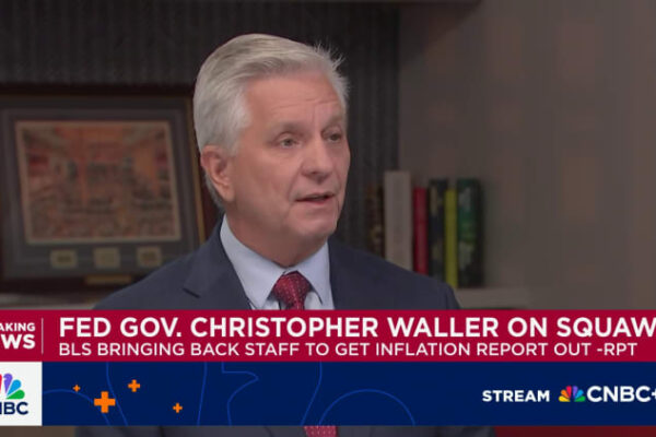 Fed Governor Waller sees more rate cuts but says central bank needs to be ‘cautious about it’