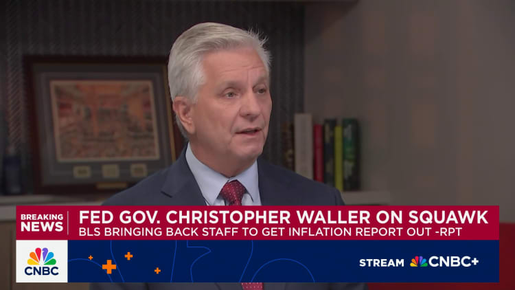 Fed Governor Waller sees more rate cuts but says central bank needs to be ‘cautious about it’