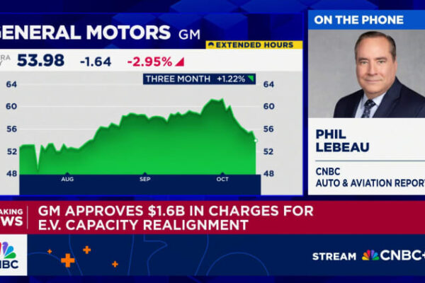GM to take .6 billion charge related to EV pullback