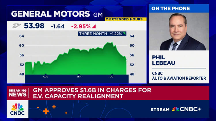 GM to take .6 billion charge related to EV pullback GM to take .6 billion charge related to EV pullback