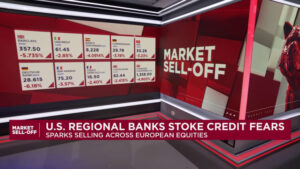 Global bank stocks sell off as fears mount over bad loans