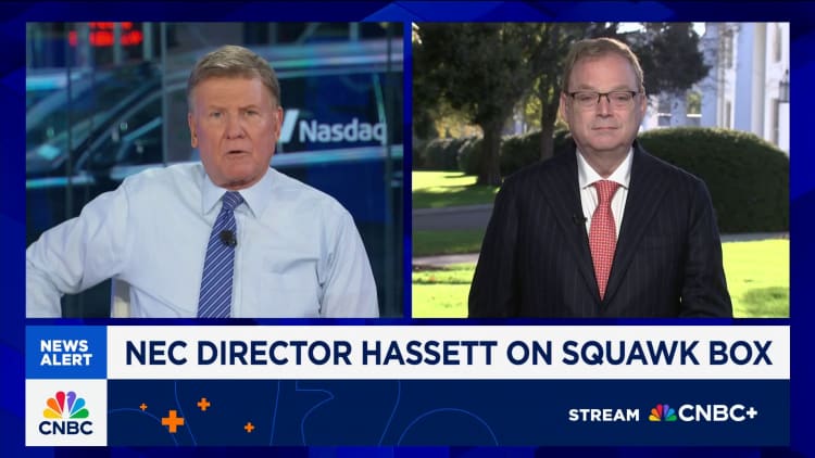 White House Economic Advisor Hassett says shutdown could end this week