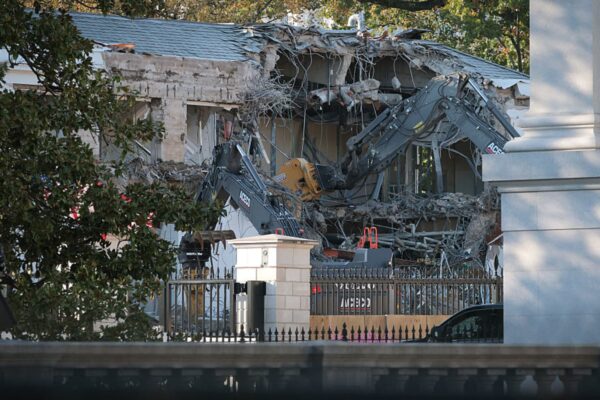 Trump White House demolition photos off-limits to Treasury Trump White House demolition photos off-limits to Treasury