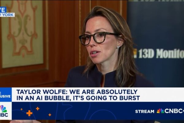 Investor Lauren Taylor Wolfe says we are ‘absolutely’ in an A.I. bubble now