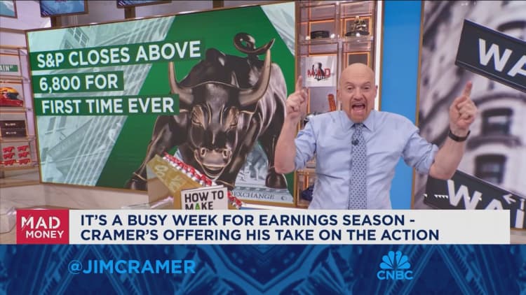 Tech earnings steer market next few months Jim Cramer Tech earnings steer market next few months Jim Cramer