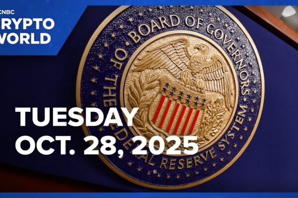 Bitcoin and ether fall as Federal Reserve’s October meeting kicks off: CNBC Crypto World