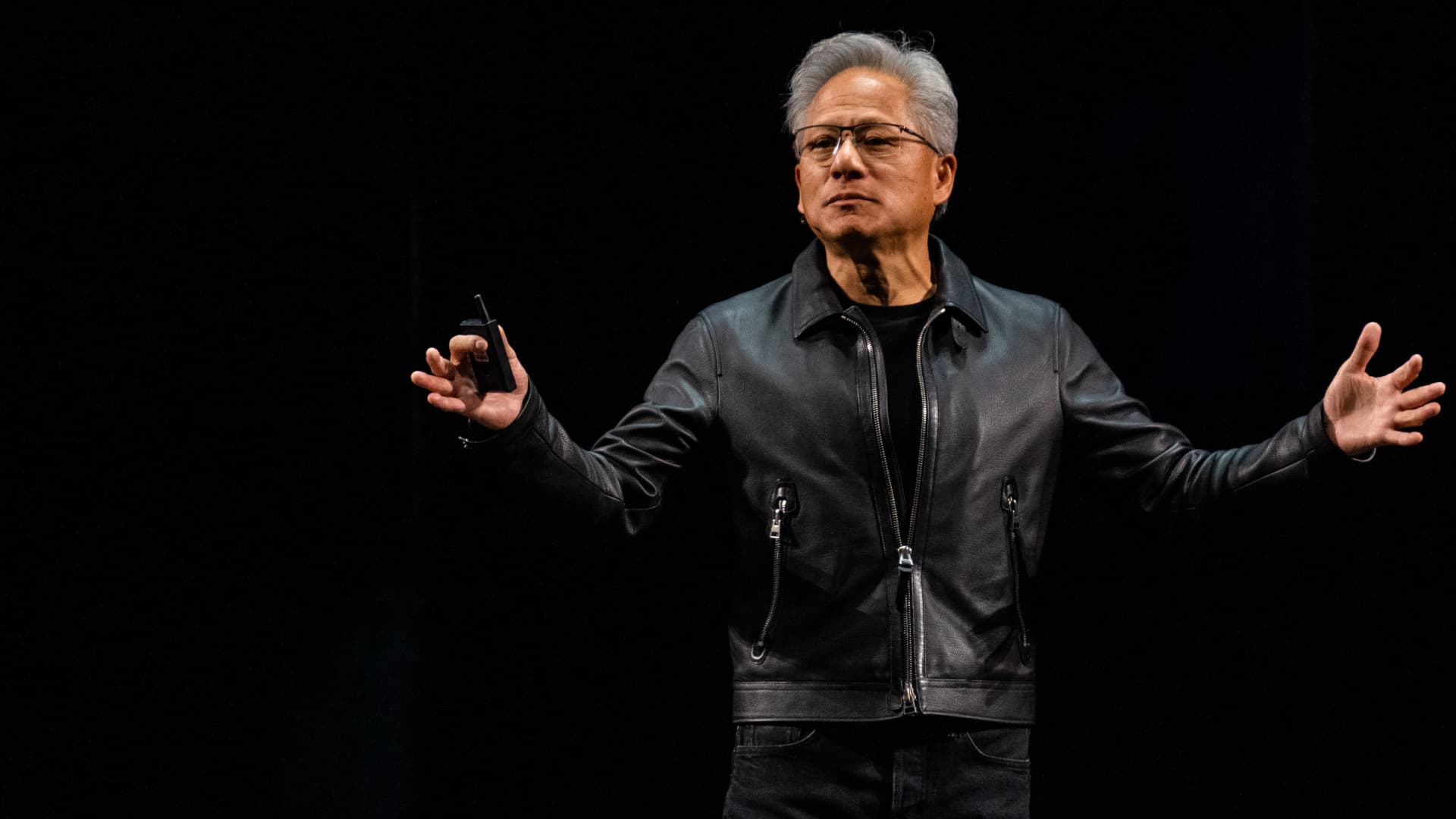 Nvidia hits T market cap without big China sales. Jim Cramer says that could change