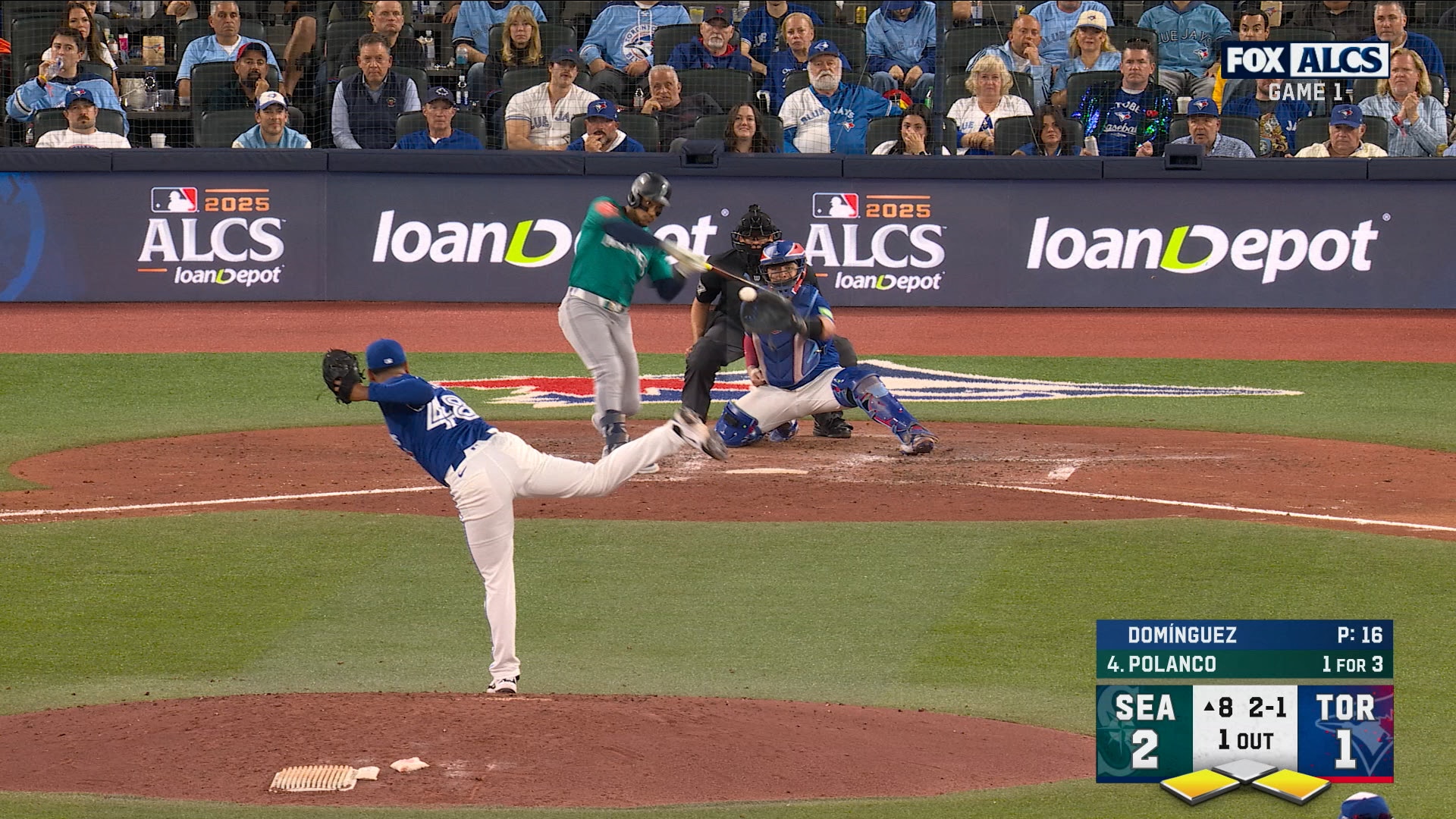 Jorge Polanco drives in a run, extending Mariners' lead over Blue Jays
