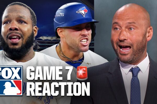 BLUE JAYS WORLD SERIES BOUND 🚨 Derek Jeter, A-Rod & Big Papi react to EPIC ALCS Game 7