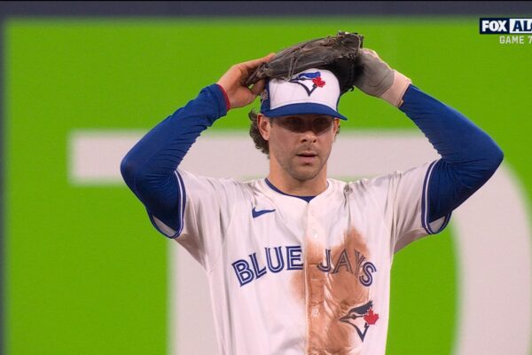 Josh Naylor ruled out after jumping into throw to break up inning-ending double play