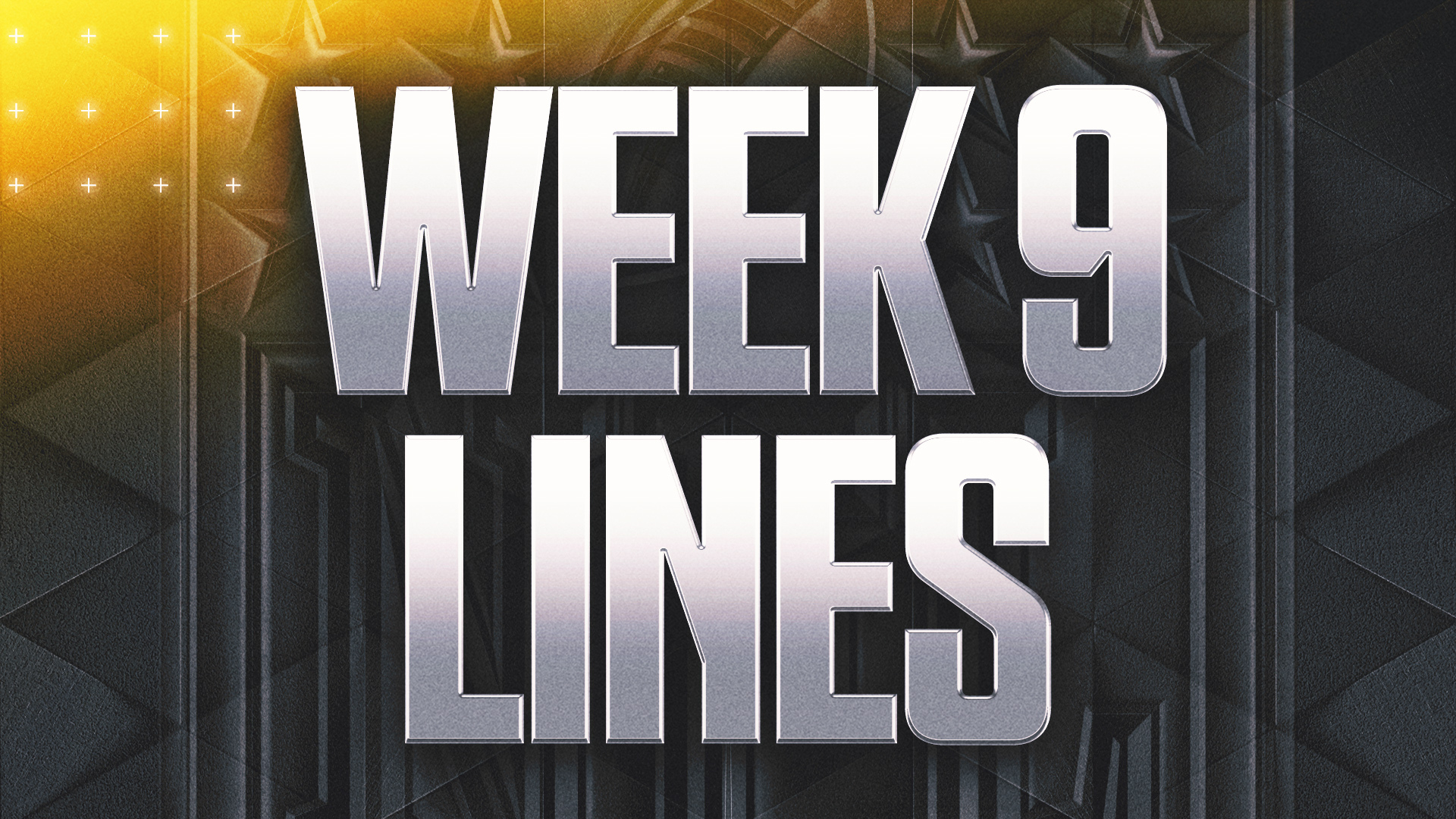 2025 NFL Odds Week 9: Lines, Spreads for all 14 Games 2025 NFL Odds Week 9: Lines, Spreads for all 14 Games
