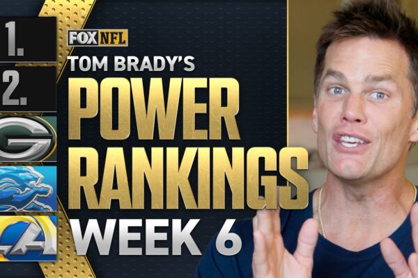 Tom Brady's Week 6 Power Rankings 🚨