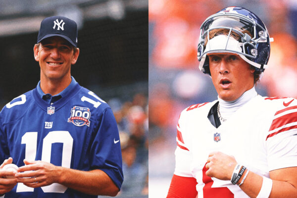 Jaxson Dart Excited for Eli Manning’s Son’s Halloween Costume: ‘It’s Awesome’