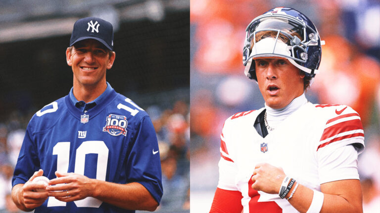 Jaxson Dart Excited for Eli Manning’s Son’s Halloween Costume: ‘It’s Awesome’