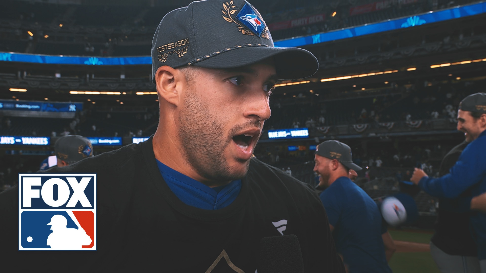 'This team never quits' 😤 George Springer on Blue Jays advancing to ALCS over Yankees