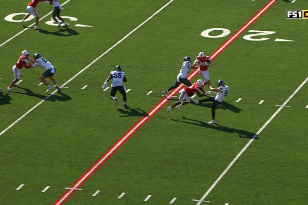 Nebraska's Jamir Conn blocks kick & Carter Nelson brings recovery to TD to extend lead vs. MSU