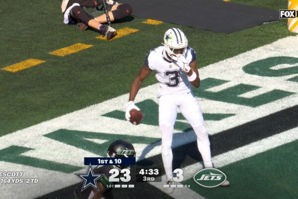 Dak Prescott finds George Pickens deep for a 43-yard TD, extending Cowboys massive lead over Jets | NFL Highlights