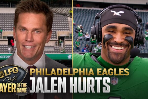 Tom Brady's LFG Player of the Game: Eagles QB Jalen Hurts 🏆 Week 8 DIGITAL EXCLUSIVE Tom Brady's LFG Player of the Game: Eagles QB Jalen Hurts 🏆 Week 8 DIGITAL EXCLUSIVE