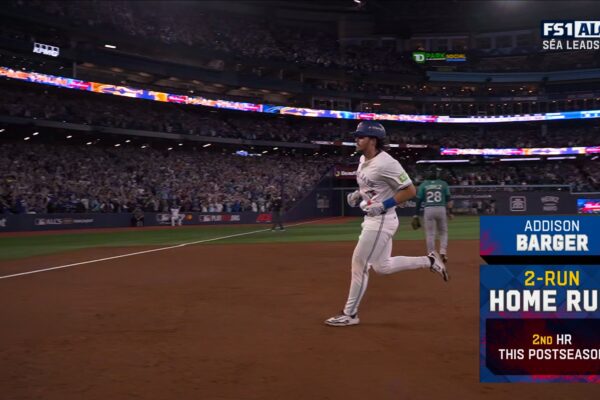 Addison Barger crushes two-run homer, extending Blue Jays' lead over Mariners