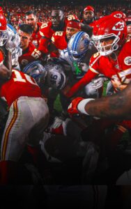 Patrick Mahomes, Brian Branch Involved in Lions vs. Chiefs Post-Game Scuffle