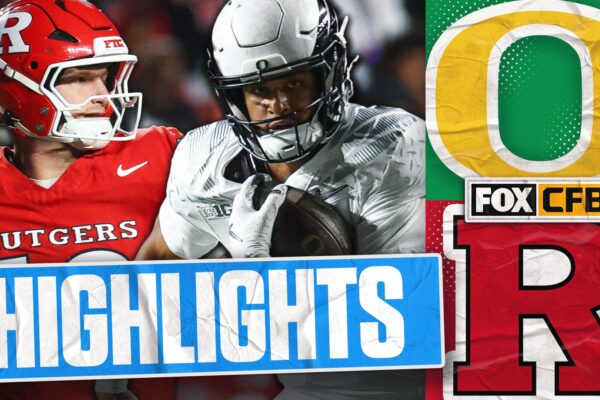 No. 8 Oregon Ducks vs. Rutgers Scarlet Knights Highlights | FOX College Football