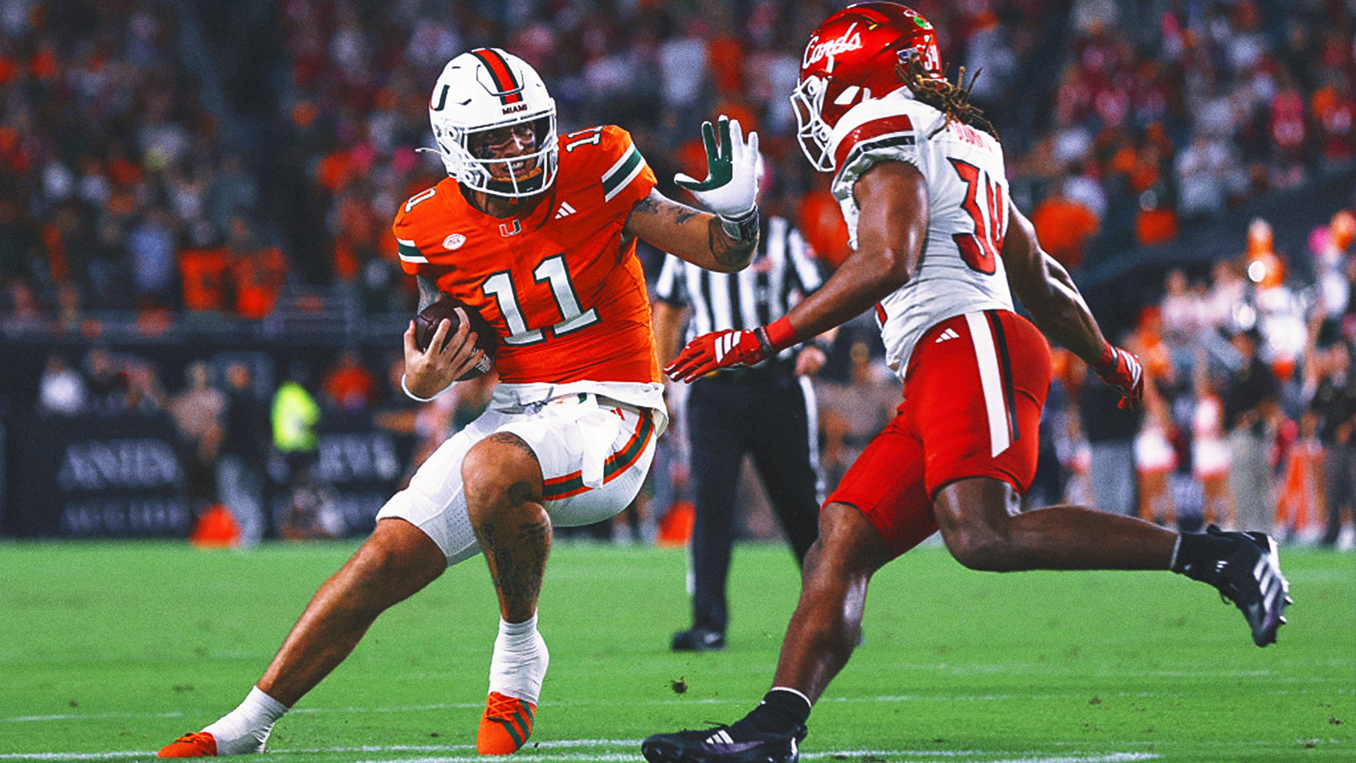 Carson Beck Throws 4 Interceptions as No. 2 Miami Falls to Louisville