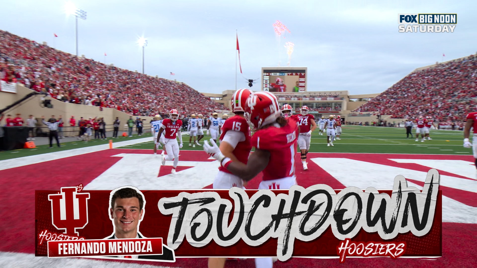 Fernando Mendoza scrambles for a 20-yard TD to extend Indiana's lead over UCLA Fernando Mendoza scrambles for a 20-yard TD to extend Indiana's lead over UCLA