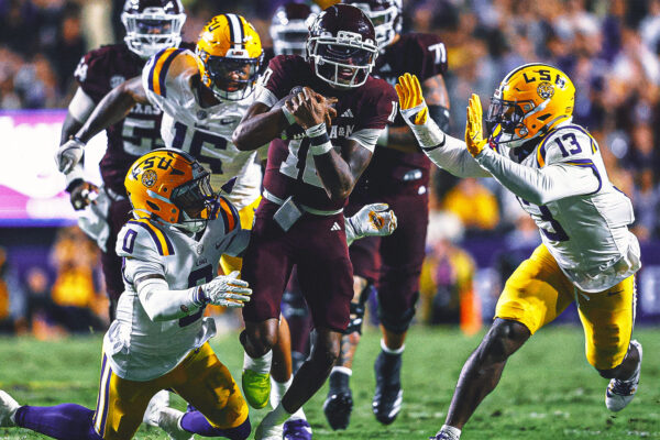 No. 3 Texas A&M Races Away From No. 20 LSU Behind Marcel Reed’s 4 TDs
