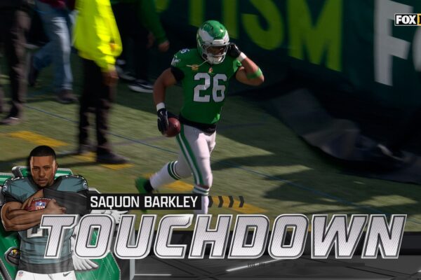 Saquon Barkley rushes for 65-yard TD, giving Eagles early lead over Giants | NFL Highlights